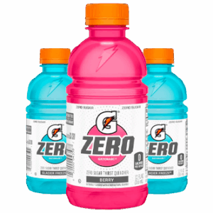 Gatorade G Zero Sugar Thirst Quencher Sports Drink, Variety Pack, 12 fl oz, 18 Pack Bottles