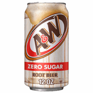 Diet A&W Root Beer, 12 fl oz – 12 Cans pack